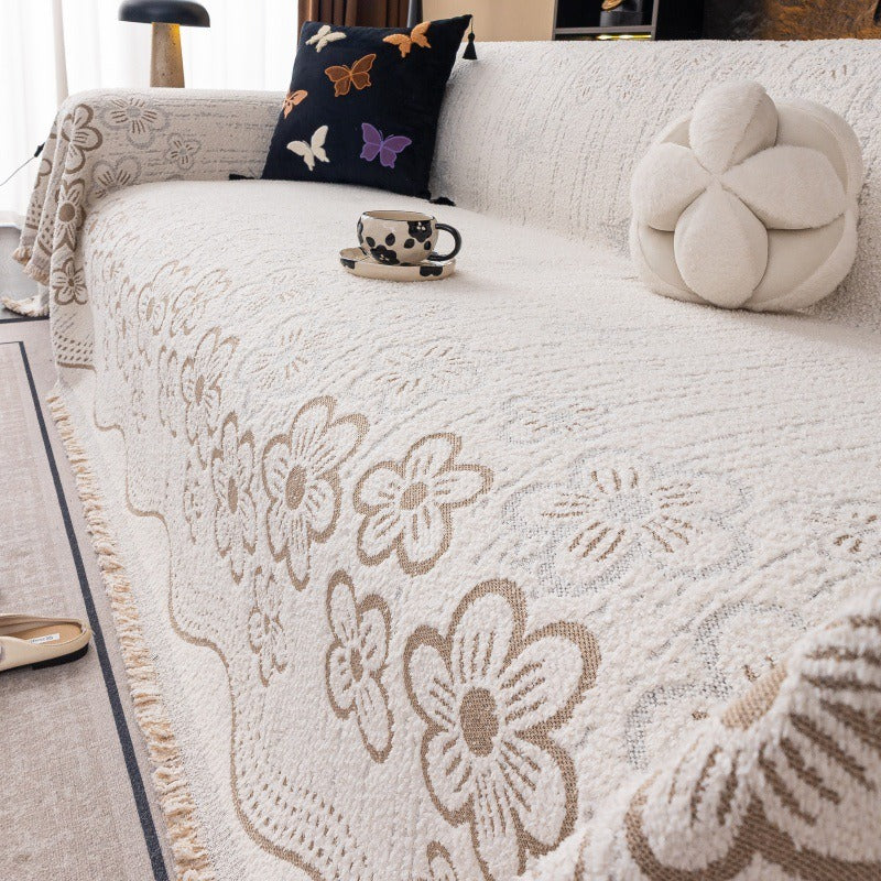 Sofa Throw Blanket Cozy Durable Sofa Blanket Couch Cushion Cover