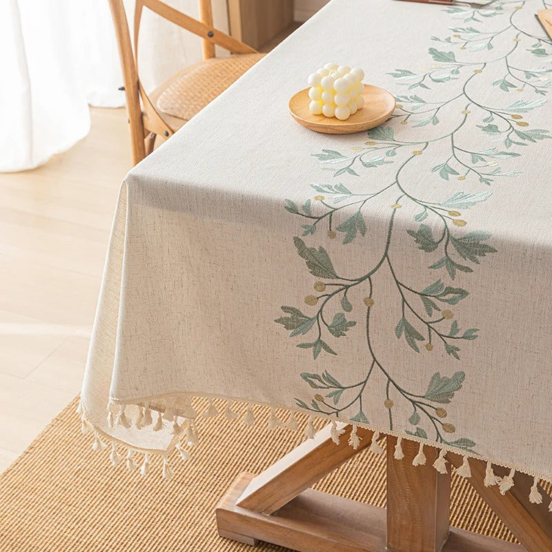 Rustic Tablecloth Rectangular Tablecloth for Dinning Table Decor Kitchen Decor
