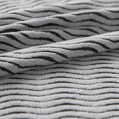 Plush Fleece Stretchy Sofa Cove Soft Cozy Textured Geometric Couch Cover